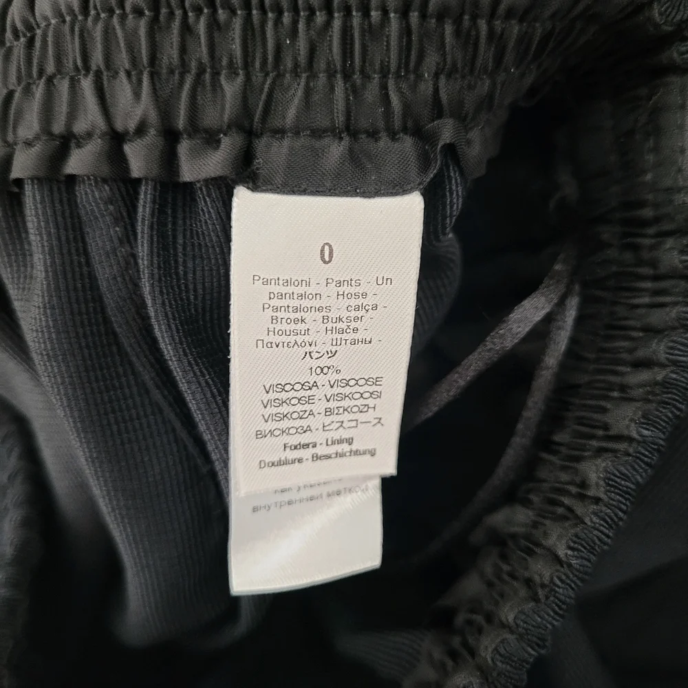 Forte _ Forte High Waist Wide Leg Pull On Pants In Black - Picture 9 of 11